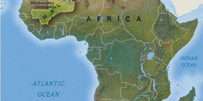 Mali ja lääne-aafrika kaardil