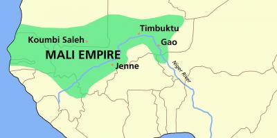 Kuningriigi Mali kaart